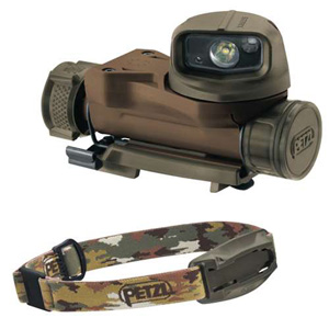 Petzl STRIX VL tactical headlamp  camo