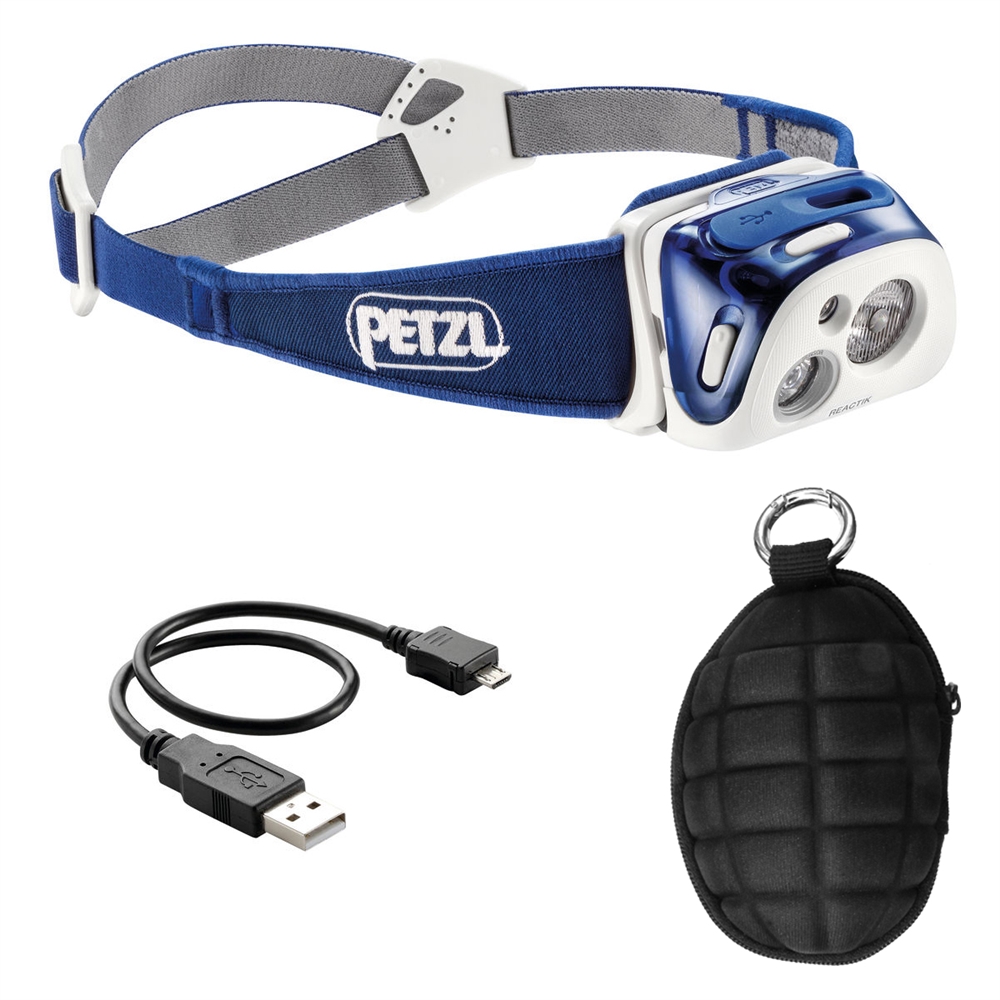 Petzl Reactik Rechargeable Headlamp & Case - 220 Lumens