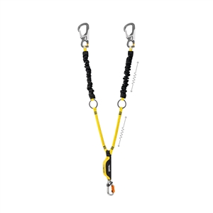 Petzl ABSORBICA-Y TIE-BACK ANSI 150 cm  with absorber and 2 EASHOOKs   ALL REPLACEABLE PARTS