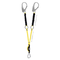 Petzl ABSORBICA-Y TIE-BACK shock absorbing lanyard with tie-back rings ANSI 150cm