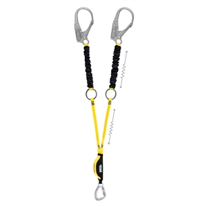 Petzl ABSORBICA-Y TIE-BACK shock absorbing lanyard with tie-back rings ANSI 150cm