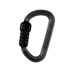 Petzl BM'D Black Aluminum TRIACT LOCKING carabiner ANSI NFPA CSA 3,600lb Gate