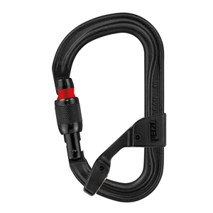 Petzl VULCAN SCREWLOCK H-Frame Black carabiner with Captiv