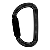 Petzl AM'D H-frame carabiner BLACK Twist Lock