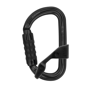 Petzl AMD H frame TRIACT LOCKING Black carabiner with CAPTIV