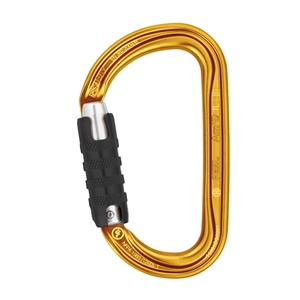 Petzl AM'D H-frame TRIACT LOCKING Gold carabiner