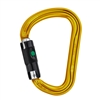 Petzl WILLIAM H-frame BALL-LOCK Gold carabiner