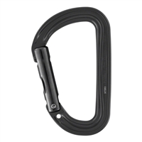Petzl SM'D WALL H-frame Black carabiner with tethering hole