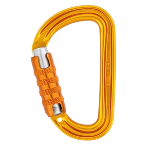 Petzl SM'D H-frame TRIACT-LOCK carabiner with tethering hole