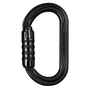 Petzl OXAN TRIACT LOCK Black Steel Carabiner 2017