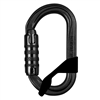 Petzl OXAN TRIACT LOCK Black Steel Carabiner with Captiv 2017