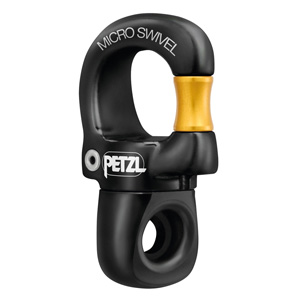 Petzl MICRO SWIVEL compact gated swivel