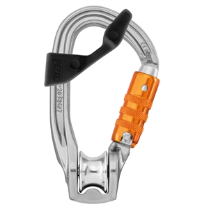 Petzl ROLLCLIP Z H-frame pulley carabiner TRIACT-LOCK with Captiv