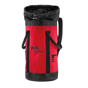 Petzl 2018 Rope BUCKET climbing static Red ropebag 35 liter