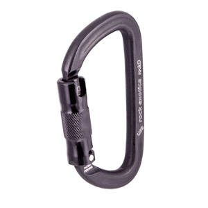 Rock Exotica rockD Auto-Lock Black Carabiner