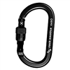 Rock Exotica rockO Screw-Lock Black Carabiner