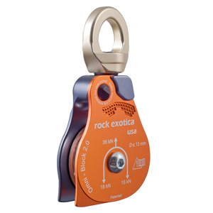 Rock Exotica Omni-Block 2.0" Single Pulley P53-R