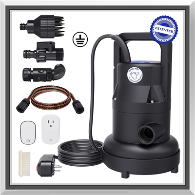 Flying Pig Pet Shower Machine Black