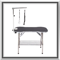 pet grooming table, dog grooming table, grooming table, foldable grooming table, large, stainless steel, bone shape, non-slip, no slip