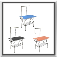 pet grooming table, dog grooming table, grooming table, foldable grooming table, large, stainless steel, non-slip, no slip