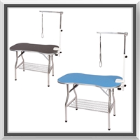 pet grooming table, dog grooming table, grooming table, foldable grooming table, small, stainless steel, bone shape, non-slip, no slip