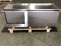 62" Stainless Steel Bathtub - Sample (Left Door / Right Drain)