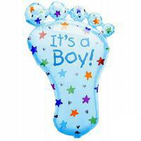 Baby Boy Large Foot Balloon