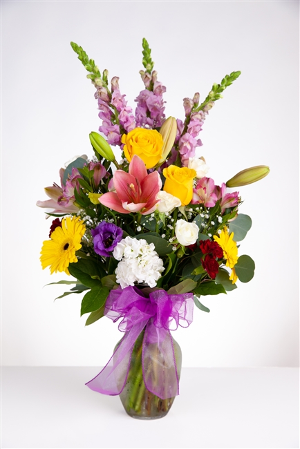 Spring Floral Ivy Bowl