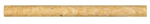 Gold Travertine 3/4x12 Pencil Liner