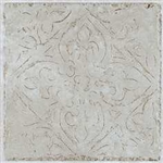 Pietra d'Assisi Bianco Deco Porcelain Tile 8"x8" Suwanee Atlanta Brookhaven Georgia