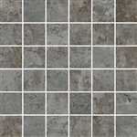 French Quarter Bienville Porcelain Tile 2"x2" Square Mosaic (12"x 12" Sheet)