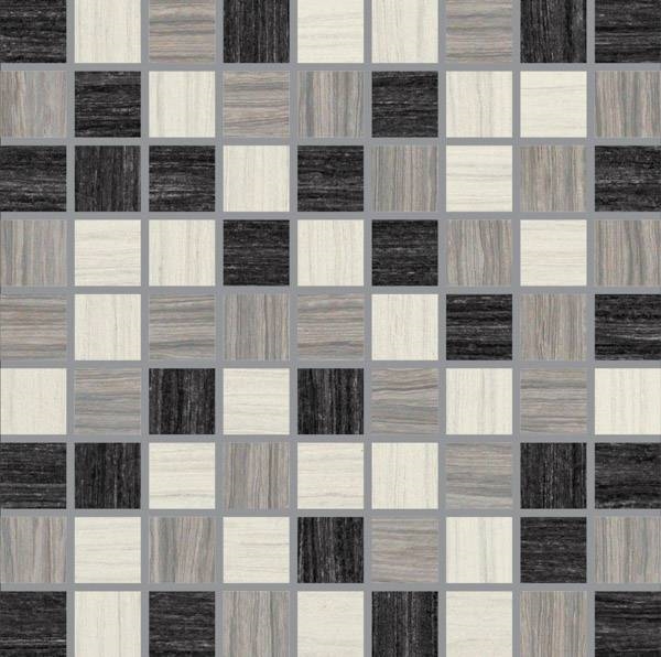 Mosaic E-Stone Mix #2 Wht/Gry/Blk 1.5" x 1.5" (12" X 12"),Suwanee, Atlanta, Johns Creek, Buford, Duluth, Gwinnett, Alpharetta, Lilburn, Roswell,Flooring, Tile, Wood, Porcelain Tile, Ceramic Tile, Mosaic Tile, Mosaic, installation product sale, happy floor