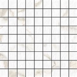 Mosaic Blast Calacatta 1" x 1" (12" X 12") Sheet Suwanee, Atlanta, Johns Creek, Buford, Duluth, Gwinnett, Alpharetta, Lilburn, Roswell,Flooring, Tile, Wood, Porcelain Tile, Ceramic Tile, Mosaic Tile, Mosaic, installation product sale, happy floors, happy