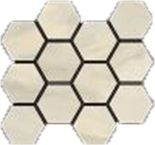 Mosaic Bardiglio Crema Pol 1" x 1" (12" X 12" Sheet) (750163)