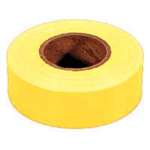 Strait Line 65905 Non-Adhesive Flagging Tape, 1-3/16 in W X 300 ft L X 2 mil T, PVC