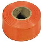 Strait Line 65902 Non-Adhesive Flagging Tape, 1-3/16 in W X 300 ft L X 2 mil T, PVC