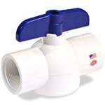 BALL VALVE PVC THREADED 1/2