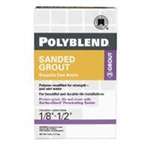 Polyblend PBG117-4 Sanded Tile Grout?, 7 lb, Box, NO 11 Snow White, Solid Powder