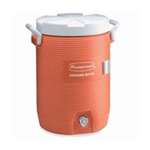 Rubbermaid 1840999  Heavy Duty Water Cooler, 5 gal, Polyethylene, Orange