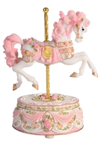 Pink Musical Horse Carousel