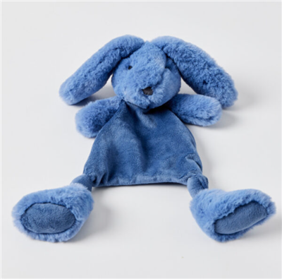 Jiggle & Giggle Cobalt Blue Bunny Comforter/Soother