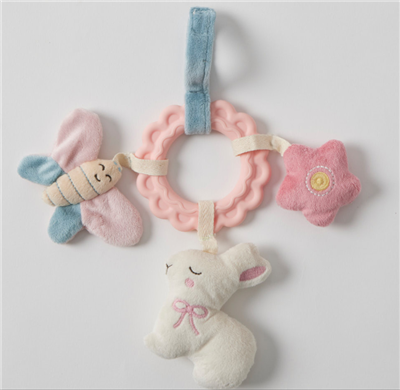 Jiggle & Giggle Flower Teether Toy