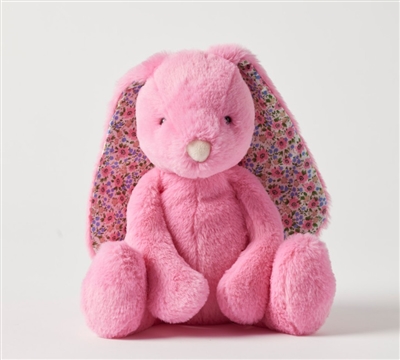Jiggle & Giggle Floral Sherbet Pink Bunny Medium