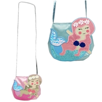Pink Poppy Mermaid Wishes Shoulder Bag