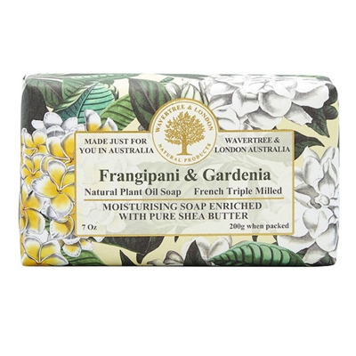 Wavertree & London Frangipani & Gardenia Soap 200g