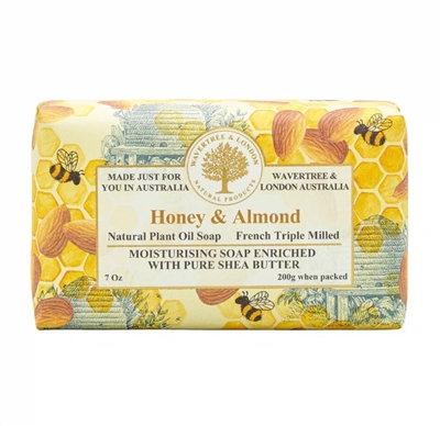 Wavertree & London Honey & Almond Soap 200g