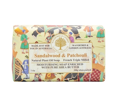 Wavertree & London Sandalwood & Patchouli Soap 200g