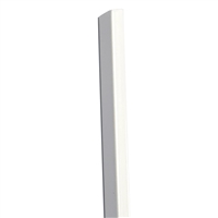 Archival Spacer<BR>White <BR> Hollow<BR> 3/8" (12-5 Foot Pcs/Bundle)