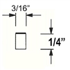 Archival Spacers White Solid 1/4" (12 x 5' Sticks)