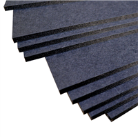 Stack of black facing black core dense foam board